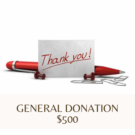 GENERAL DONATION - $500